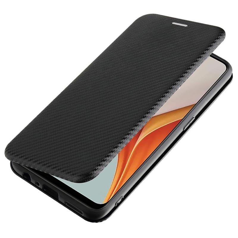 Funda Con Tapa Para Oneplus Nord N Fibra De Carbon