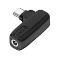 100W N 3.5X1.35mm Hembra a Tipo-C Macho Conversor de Corriente Adaptador de Carga