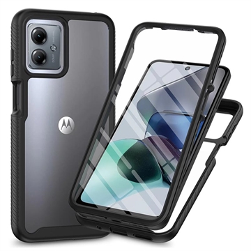 Carcasa de Protección 360 para Motorola Moto G54 - Negro / Claro