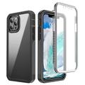 Carcasa de Protección 360 para iPhone 12/12 Pro - Negro / Claro