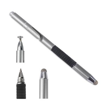 4smarts 3 en 1 Stylus Pen Pro - Plata