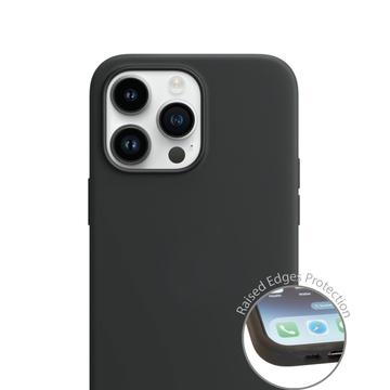 Carcasa de Silicona 4smarts Cupertino para iPhone 14 Pro Max - Negro