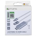 Adaptador 4smarts  Lightning / HDMI 4K UHD - iPhone, iPad, iPod - 1.8m