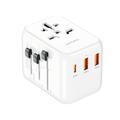 Adaptador de viaje Nomad World de 4smarts - 20W, EU, UK, US, AUS - Blanco