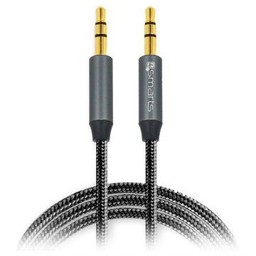 Cable de Audio 3.5mm 4smarts SoundCord  - 1m - Negro