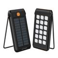 4smarts TitanPack Flex Solar Power Bank 10000mAh con función SOS, soporte, linterna - Negro