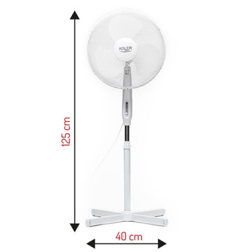 Adler AD 7305 Ventilador 40cm - soporte