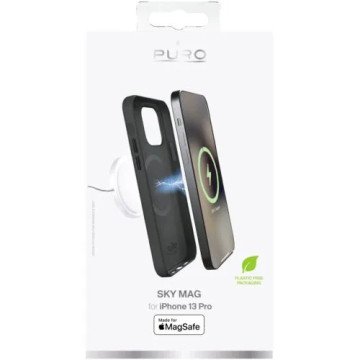 Funda iPhone 13 Pro Puro SkyMag - Compatible con MagSafe - Negro