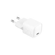 Cargador de pared rápido USB-C Puro Mini PD - 20 W - Blanco