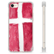 Funda híbrida iPhone 7/8/SE (2020)/SE (2022) - Bandera danesa