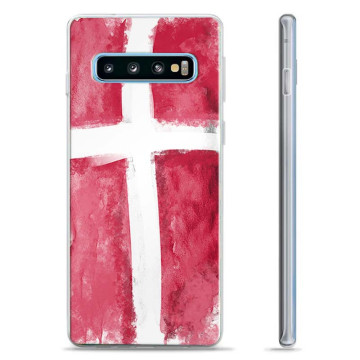 Funda TPU Samsung Galaxy S10+ - Bandera danesa