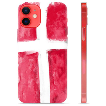 Funda TPU iPhone 12 mini - Bandera de Dinamarca