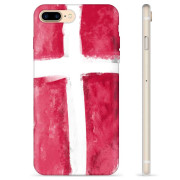 Funda TPU iPhone 7 Plus / iPhone 8 Plus - Bandera de Dinamarca