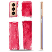 Funda TPU Samsung Galaxy S21+ 5G - Bandera danesa