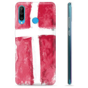 Funda TPU Huawei P30 Lite - Bandera Danesa