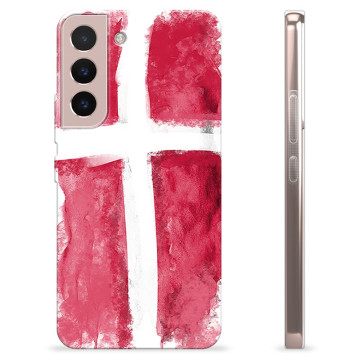 Funda TPU Samsung Galaxy S22 5G - Bandera danesa