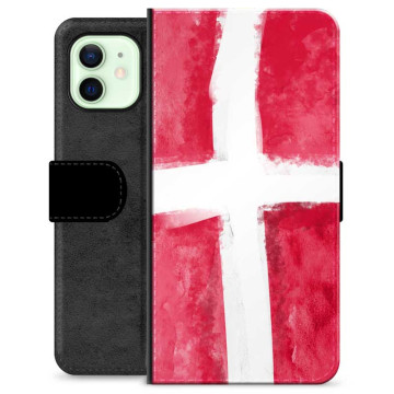 Funda Flip Premium iPhone 12 - Bandera Danesa