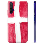 Funda TPU Huawei Nova 5T - Bandera Danesa