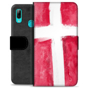 Funda Flip Premium Huawei P Smart (2019) - Bandera de Dinamarca