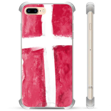 Funda híbrida iPhone 7 Plus / iPhone 8 Plus - Bandera danesa