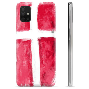 Funda TPU Samsung Galaxy A51 - Bandera danesa