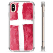 Funda híbrida iPhone X / iPhone XS - Bandera danesa