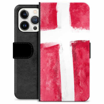 Funda Flip Premium iPhone 13 Pro - Bandera Danesa