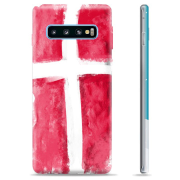 Funda TPU Samsung Galaxy S10 - Bandera danesa