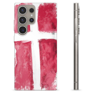 Funda Samsung Galaxy S24 Ultra TPU - Bandera de Dinamarca