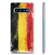 Funda TPU Samsung Galaxy S10+ - Bandera de Alemania