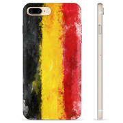 Funda TPU iPhone 7 Plus / iPhone 8 Plus - Bandera de Alemania