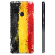 Funda TPU Samsung Galaxy A21s - Bandera de Alemania