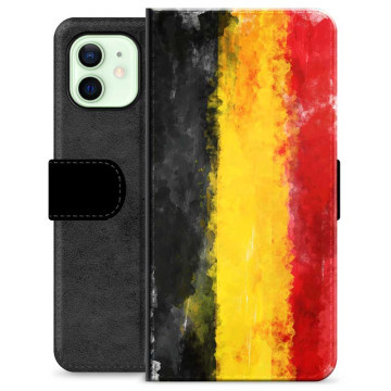 Funda Flip Premium iPhone 12 - Bandera Alemana