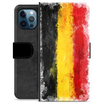 Funda Flip Premium iPhone 12 Pro - Bandera Alemana