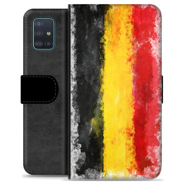 Funda Flip Premium Samsung Galaxy A51 - Bandera Alemana