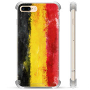 Funda híbrida iPhone 7 Plus / iPhone 8 Plus - Bandera de Alemania