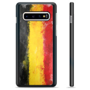 Funda protectora Samsung Galaxy S10 - Bandera alemana