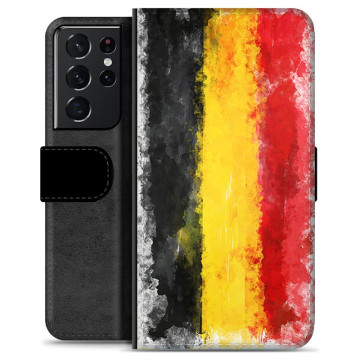 Funda abatible Samsung Galaxy S21 Ultra 5G Premium - Bandera de Alemania