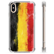 Funda híbrida iPhone X / iPhone XS - Bandera de Alemania