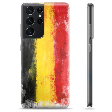 Funda TPU Samsung Galaxy S21 Ultra 5G - Bandera de Alemania