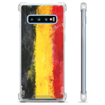 Funda híbrida Samsung Galaxy S10 - Bandera alemana