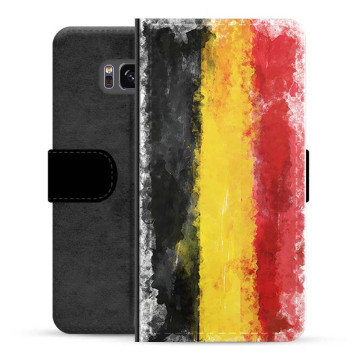 Funda abatible premium Samsung Galaxy S8 - Bandera de Alemania