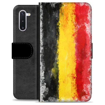 Funda abatible premium Samsung Galaxy Note10 - Bandera de Alemania