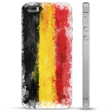 Funda híbrida iPhone 5/5S/SE - Bandera de Alemania