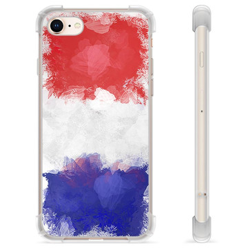 Funda híbrida iPhone 7/8/SE (2020)/SE (2022) - Bandera de Francia