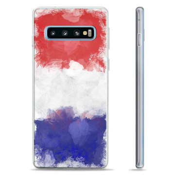 Funda TPU Samsung Galaxy S10+ - Bandera de Francia