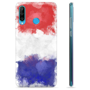 Funda TPU Huawei P30 Lite - Bandera de Francia