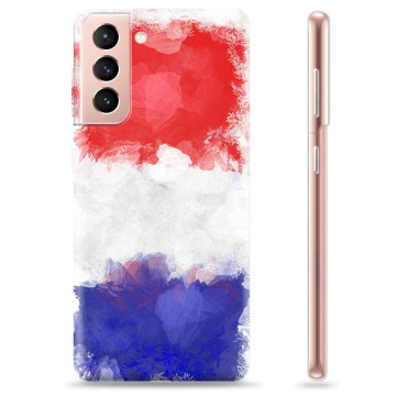 Funda TPU Samsung Galaxy S21 5G - Bandera de Francia