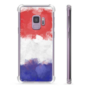 Funda híbrida Samsung Galaxy S9 - Bandera de Francia