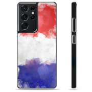 Funda protectora Samsung Galaxy S21 Ultra 5G - Bandera de Francia